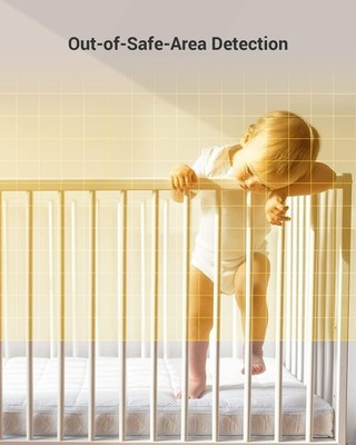 Ezviz BM1 Smart Baby Monitor Camera Battery Powered with Night Vision - Blue