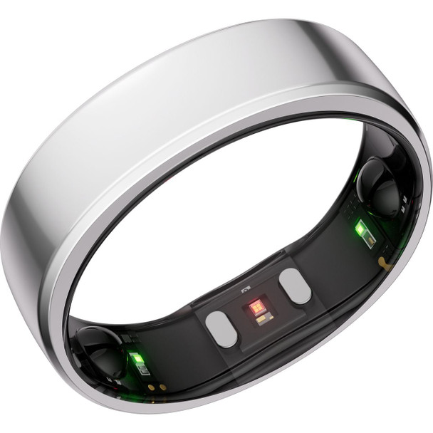 RingConn Gen 2 Smart Ring Silver Size 11 Health Fitness Sleep Tracker Titanium