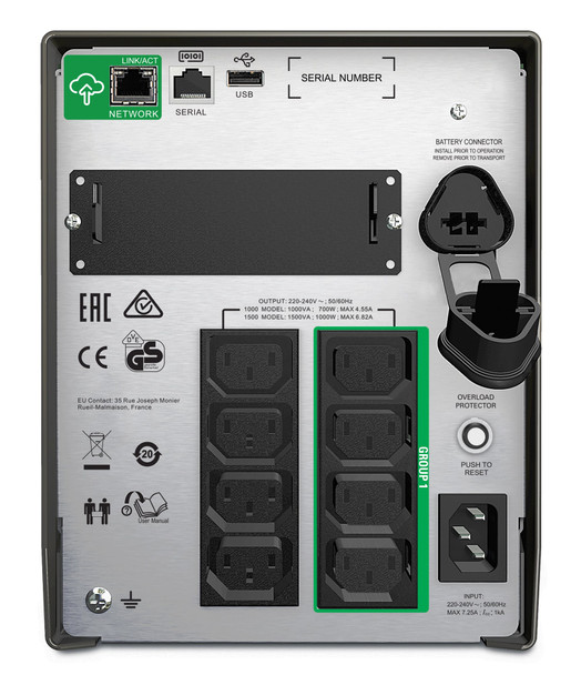 APC Smart-UPS 1000VA 700W Line-Interactive UPS with SmartConnect for PC Server