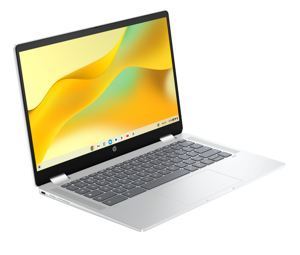 HP Chromebook x360 14" Touchscreen Laptop Intel N100 4GB RAM 128GB UFS Silver