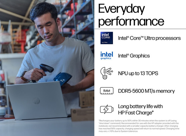 HP ProBook 4 G1iR 14" Laptop Intel Core 5 120U 16GB RAM 512GB SSD Windows 11 Pro – image 6