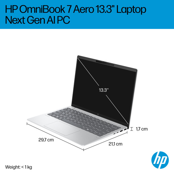 HP OmniBook Aero 7 13.3" Laptop AMD Ryzen AI 5 340 16GB RAM 1TB SSD Windows 11