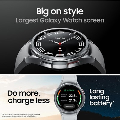 Samsung Galaxy Watch6 Classic 43mm BT Stainless Steel Silver SM-R950NZSAEUA