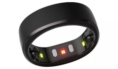 RingConn Gen 2 Smart Ring Size 7 Matte Black Health Tracker