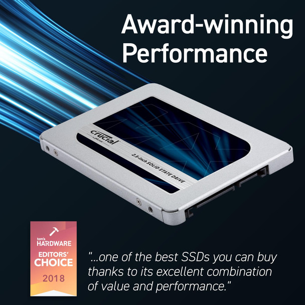 Crucial MX500 4TB 2.5 Inch Internal SSD SATA III 6Gb/s Solid State Drive for PC