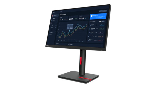 Lenovo ThinkVision T22i-30 21.5" Full HD IPS Monitor, HDMI, DisplayPort, VGA