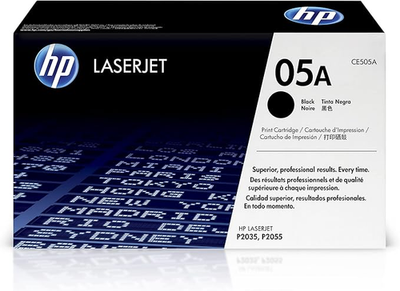 Genuine HP 05A Black Original LaserJet Toner Cartridge CE505A