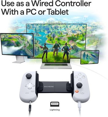 Backbone One PlayStation Edition iPhone Gaming Controller Lightning White
