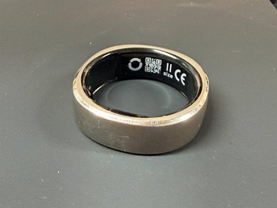 RingConn Gen 1 Smart Ring Activity Sleep Tracker Size 11 Moonlit Silver