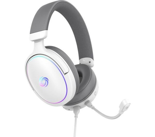 NOS H-550 RGB Wired Gaming Headset Multi-Platform White