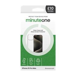 Minute One Case & Screen Protector for iPhone 16 Pro Max - S167CL002195
