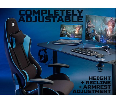 Acer Predator Rift Lite Gaming Chair Fabric Black Recline Ergonomic