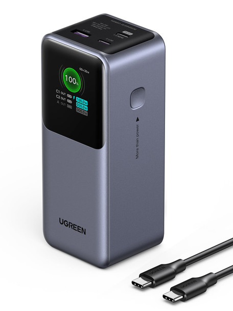 Ugreen 20000mAh 130W Power Bank Fast Charger for Laptop MacBook iPhone Samsung