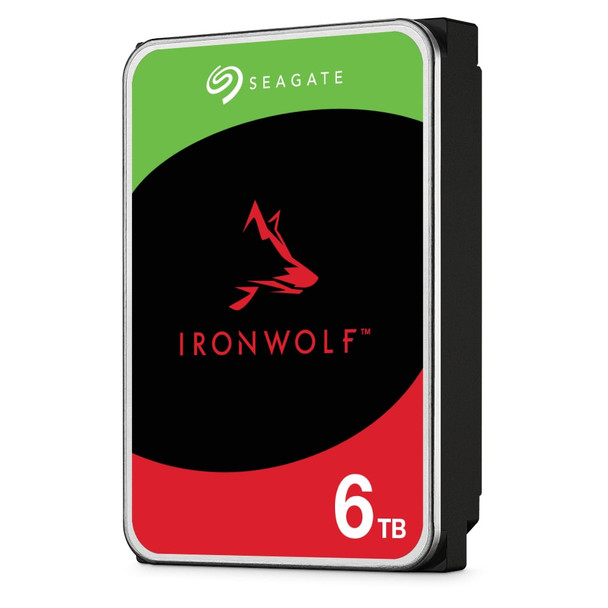 Seagate IronWolf 6TB NAS Internal Hard Drive 3.5" SATA 6Gb/s 5400RPM 256MB Cache