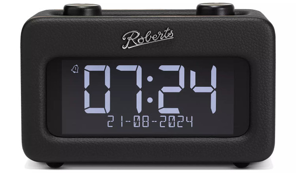 Roberts Revival Rest DAB+/FM Bluetooth Clock Radio USB Black 