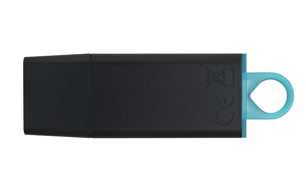 Kingston DataTraveler Exodia 64GB USB 3.2 Gen 1 Flash Drive - Black/Turquoise