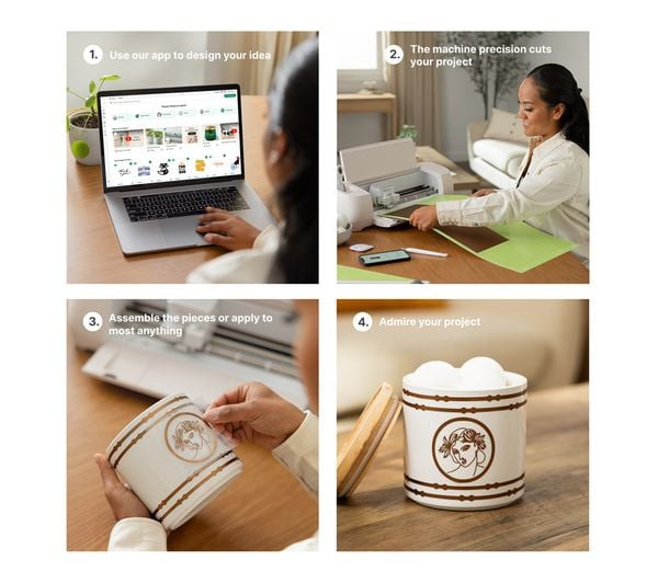 Cricut Explore 4 Essentials Smart Cutting Machine Bundle