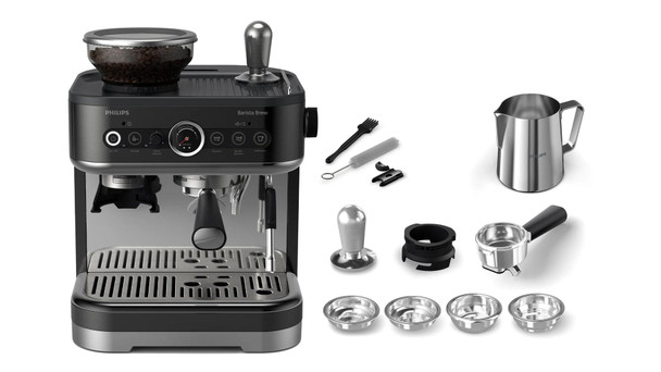 Philips Barista Brew Semi-Automatic Coffee Machine with Integrated Grinder