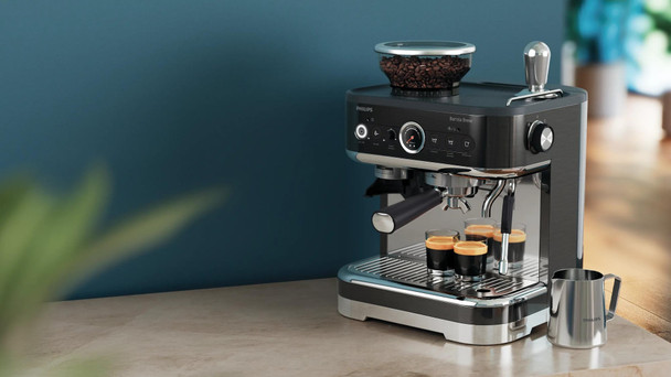 Philips Barista Brew Semi-Automatic Coffee Machine with Integrated Grinder