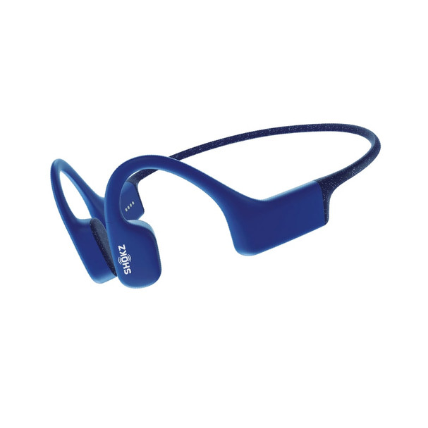 Shokz OpenSwim Bone Conduction MP3 Headphones Waterproof Swimming Sports Blue