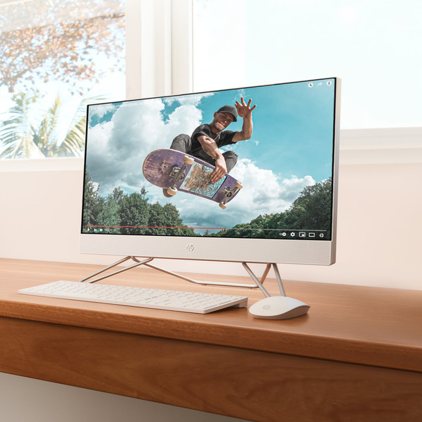 HP 24 All-in-One PC, Intel Core i3, 8GB RAM, 256GB SSD, 23.8 inch FHD Display