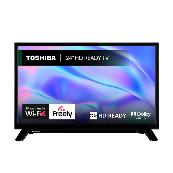 Toshiba 24 Inch Smart HD Ready LED TV HDR Freely Streaming Compact Bedroom Kitch