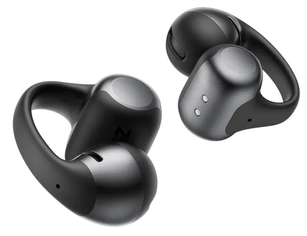 SHOKZ OpenDots ONE Open-Ear Wireless Earbuds - Black, Bluetooth, IP54 Waterproof