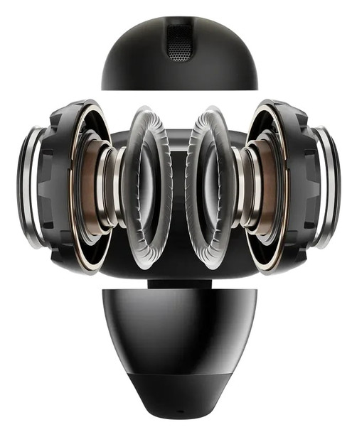 SHOKZ OpenDots ONE Open-Ear Wireless Earbuds - Black, Bluetooth, IP54 Waterproof – image 4