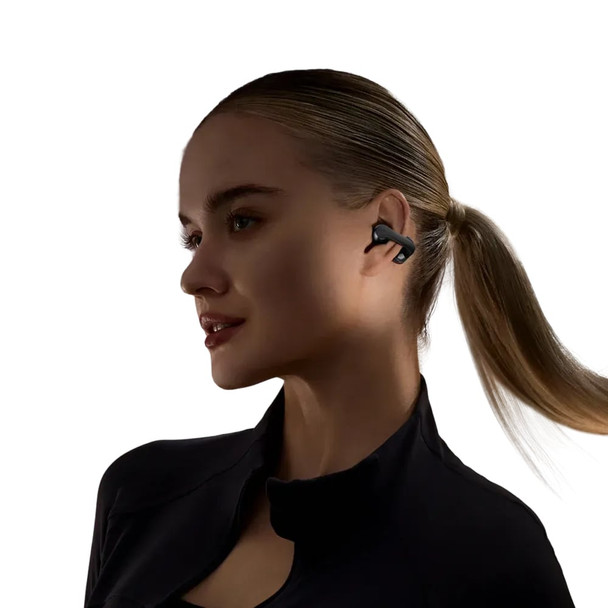 SHOKZ OpenDots ONE Open-Ear Wireless Earbuds - Black, Bluetooth, IP54 Waterproof
