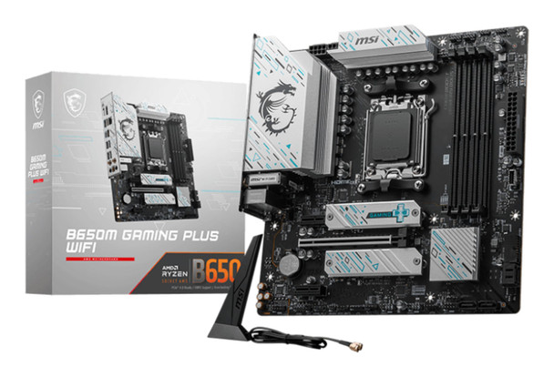 MSI B650M GAMING PLUS WIFI Motherboard AMD AM5 DDR5 Micro-ATX