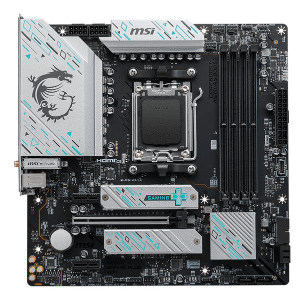MSI B650M GAMING PLUS WIFI Motherboard AMD AM5 DDR5 Micro-ATX