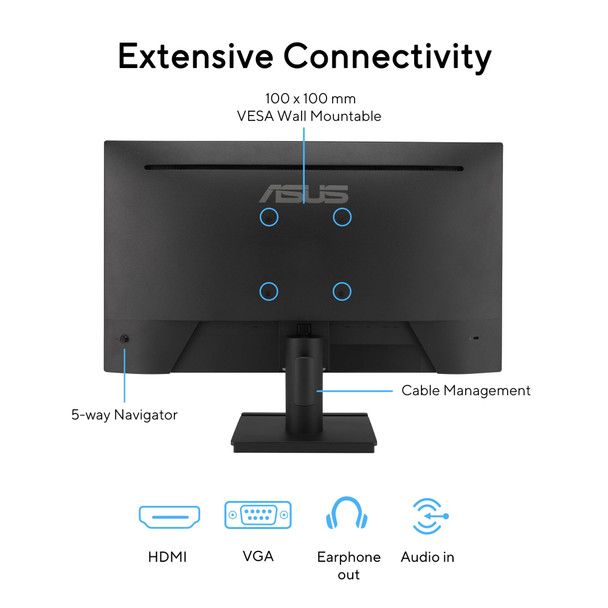ASUS VA249HG 24" Full HD 120Hz IPS Eye Care Gaming Monitor 