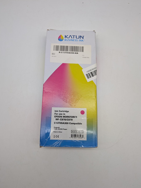 Katun 54094 Magenta Ink Cartridge for Epson C13T05A300 T05A3 WF-C878R WF-C879R