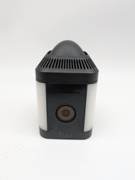 Ring Spotlight Cam Plus Plug-In Smart Outdoor Security Camera 1080p HD - Black