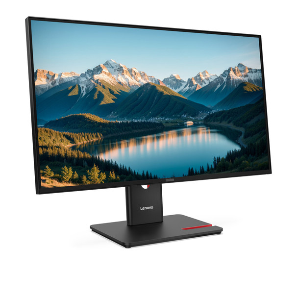 Lenovo ThinkVision T27Q-40 27" QHD IPS 120Hz Monitor USB-C Hub Ergonomic Display