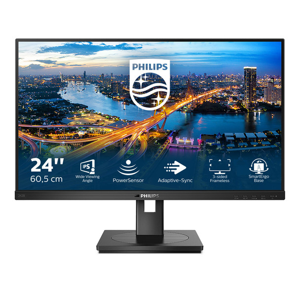 Philips 242B1/00 23.8" IPS Full HD 75Hz Office Monitor Built-in Speakers Black – image 2