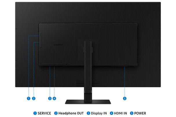 Samsung ViewFinity S70D 37" 4K UHD VA Monitor 3840x2160 HDMI DisplayPort Black
