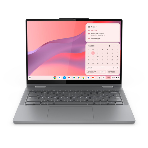 Lenovo Chromebook Plus 14 2-in-1 Touch Laptop Intel 8GB RAM 256GB SSD Grey