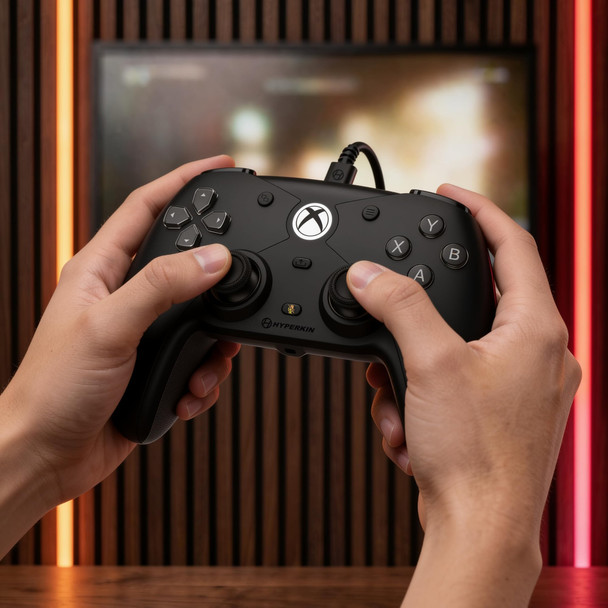 Hyperkin The Competitor Wired Xbox Series X/S PC Controller Hall Effect Black
