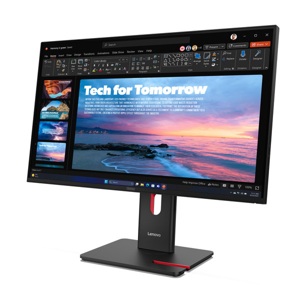 Lenovo ThinkVision T27QD-40 27" QHD IPS Monitor 120Hz USB-C Docking for PC Lapto