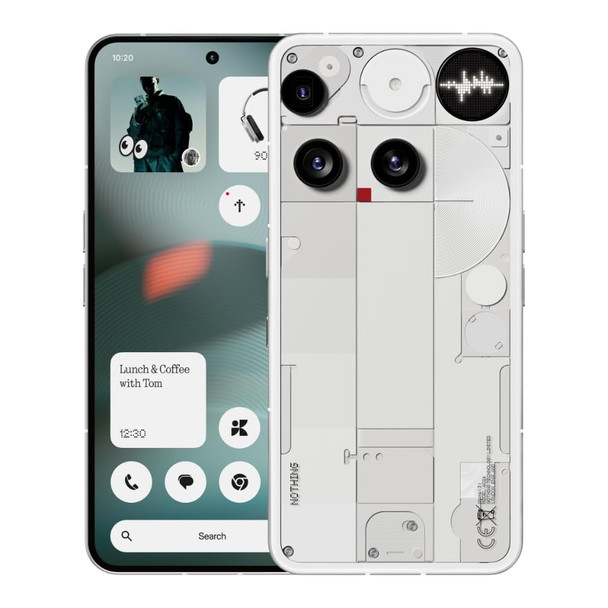 Nothing Phone (3) 5G 256GB 12GB White Smartphone Unlocked SIM Free