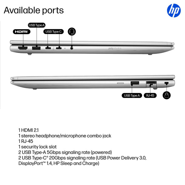 HP ProBook 4 G1iR 16" Laptop Intel Core 5 120U 16GB RAM 256GB SSD Windows 11 Pro