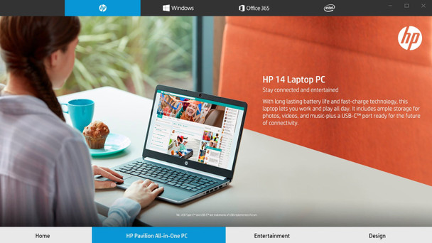 HP 14s 14" HD Laptop AMD 3020e 4GB RAM 64GB eMMC Windows 11 Silver
