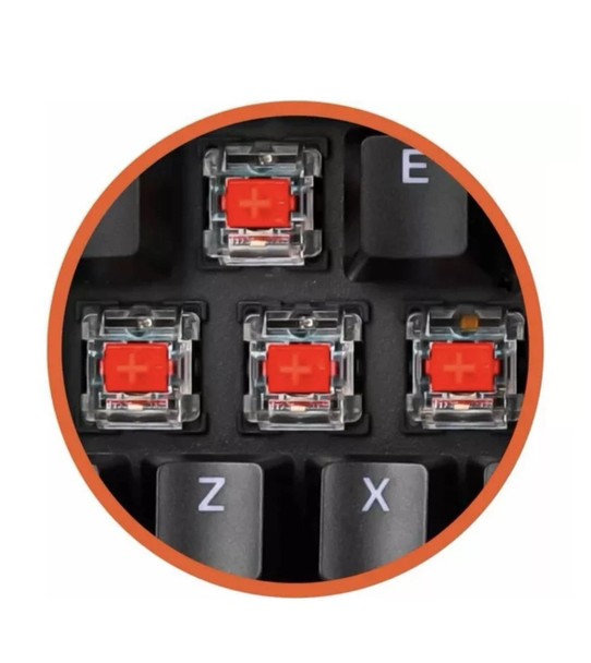 ADX Firefight MK17 Mechanical Gaming Keyboard RGB Backlit TKL USB for PC Laptop