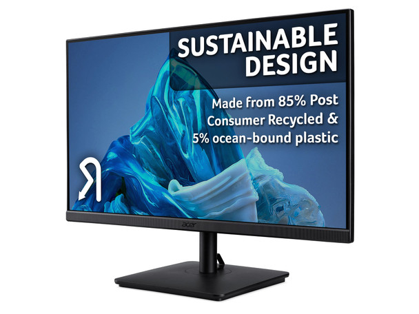 Acer Vero V227Q 21.5" Full HD 100Hz VA Monitor HDMI VGA DisplayPort for PC Lapto
