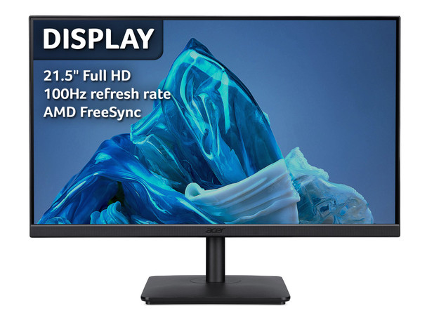Acer Vero V227Q 21.5" Full HD 100Hz VA Monitor HDMI VGA DisplayPort for PC Lapto
