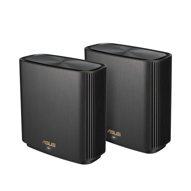 ASUS ZenWiFi AX XT8 AX6600 Tri-Band Mesh Wi-Fi 6 System Router Twin Pack Black