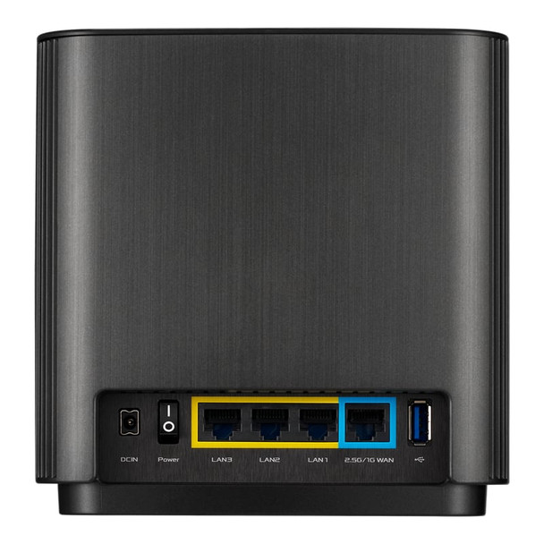 ASUS ZenWiFi AX XT8 AX6600 Tri-Band Mesh Wi-Fi 6 System Router Twin Pack Black