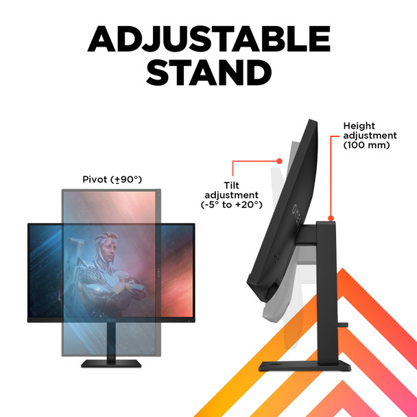HP OMEN 27 27" FHD 165Hz 1ms IPS Gaming Monitor FreeSync Premium HDR Black
