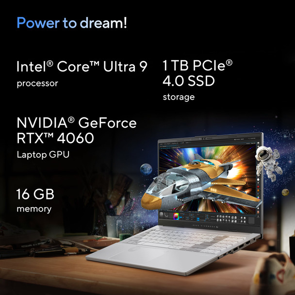 ASUS Vivobook Pro 15 OLED Laptop Intel Core Ultra 9 16GB RAM 1TB SSD RTX 4060